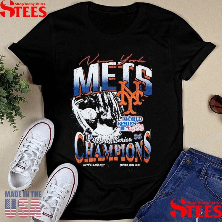 New Era NY Mets 1986 World Series Champions Shirts