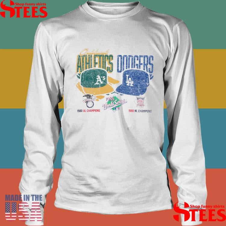 New Era Oakland A’s Vs LA Dodgers 1988 World Series Shirts