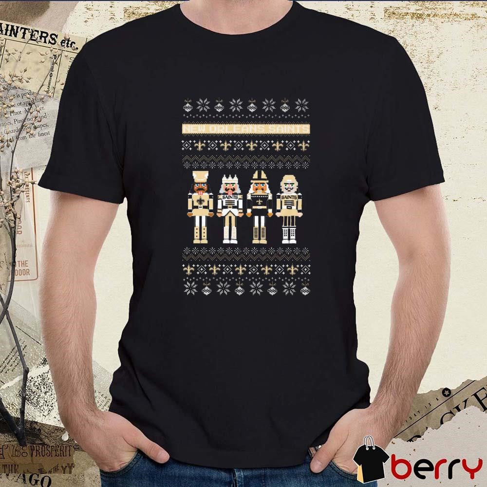 New Orleans Saints Holiday Nutcracker NFL Ugly Christmas Sweater 2024 t-shirt