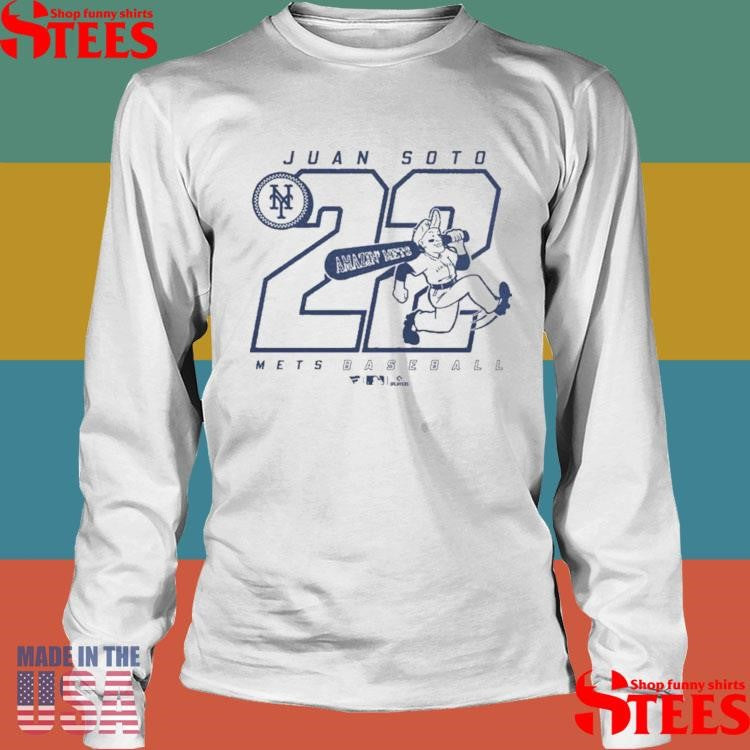 New York Baseball Mets Juan Soto Heather Gray Player Shirts