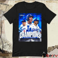 New York Dodgers Win The National League West 11 Division Titles In 12 Years Poster t-shirt