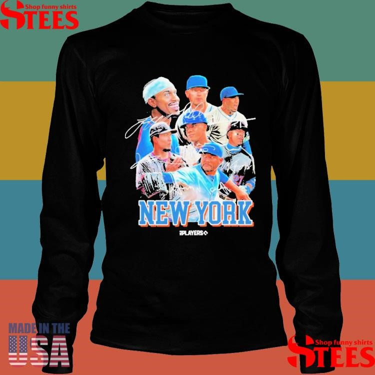 New York Mets Mlb Players Series Signatures Shirts