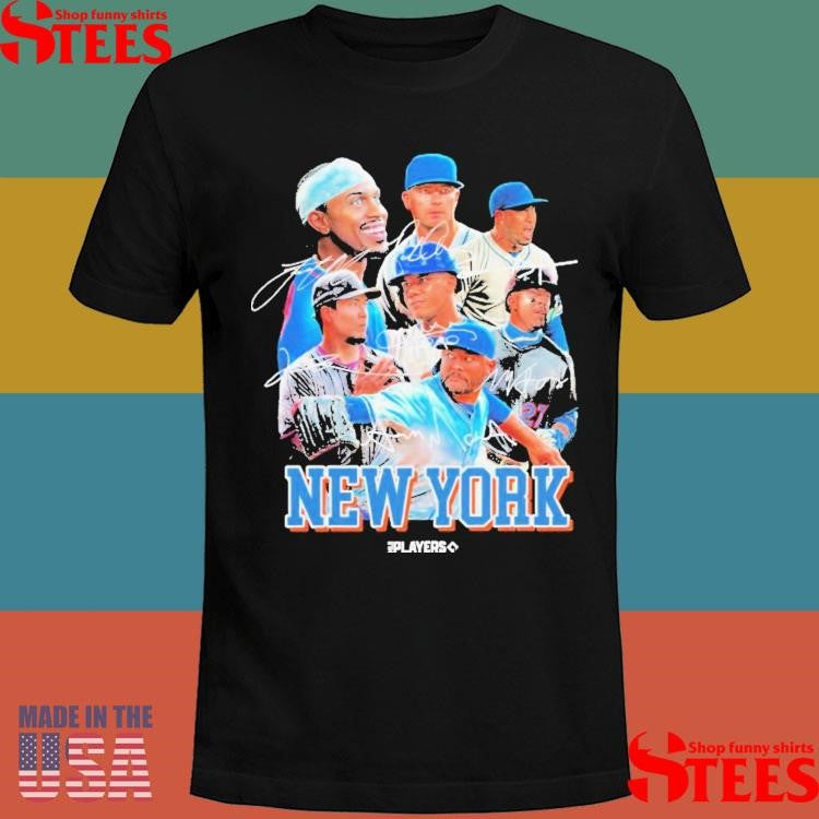 New York Mets Mlb Players Series Signatures Shirts