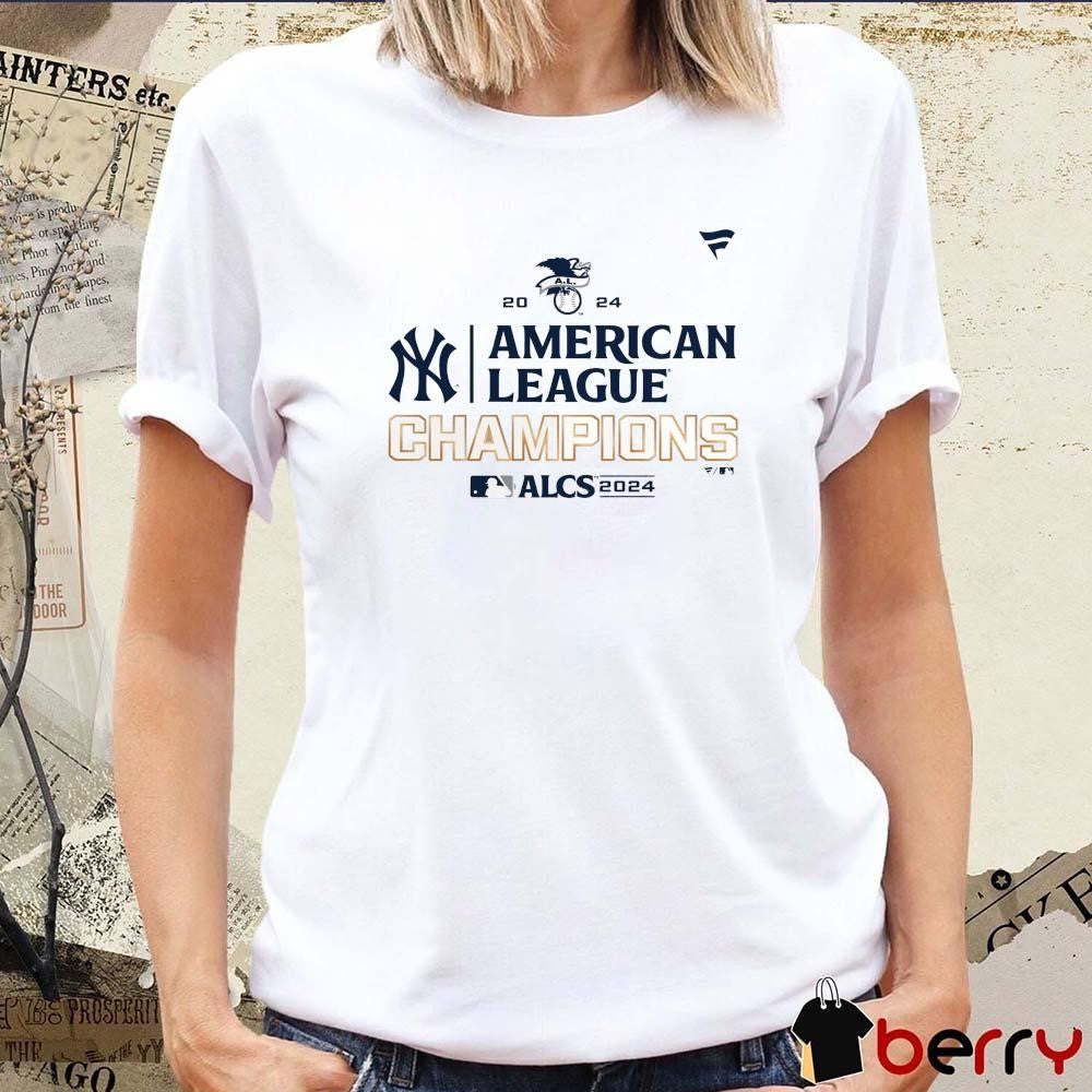 New York Yankees Heather 2024 ALCS American League Champions Locker Room t-shirt