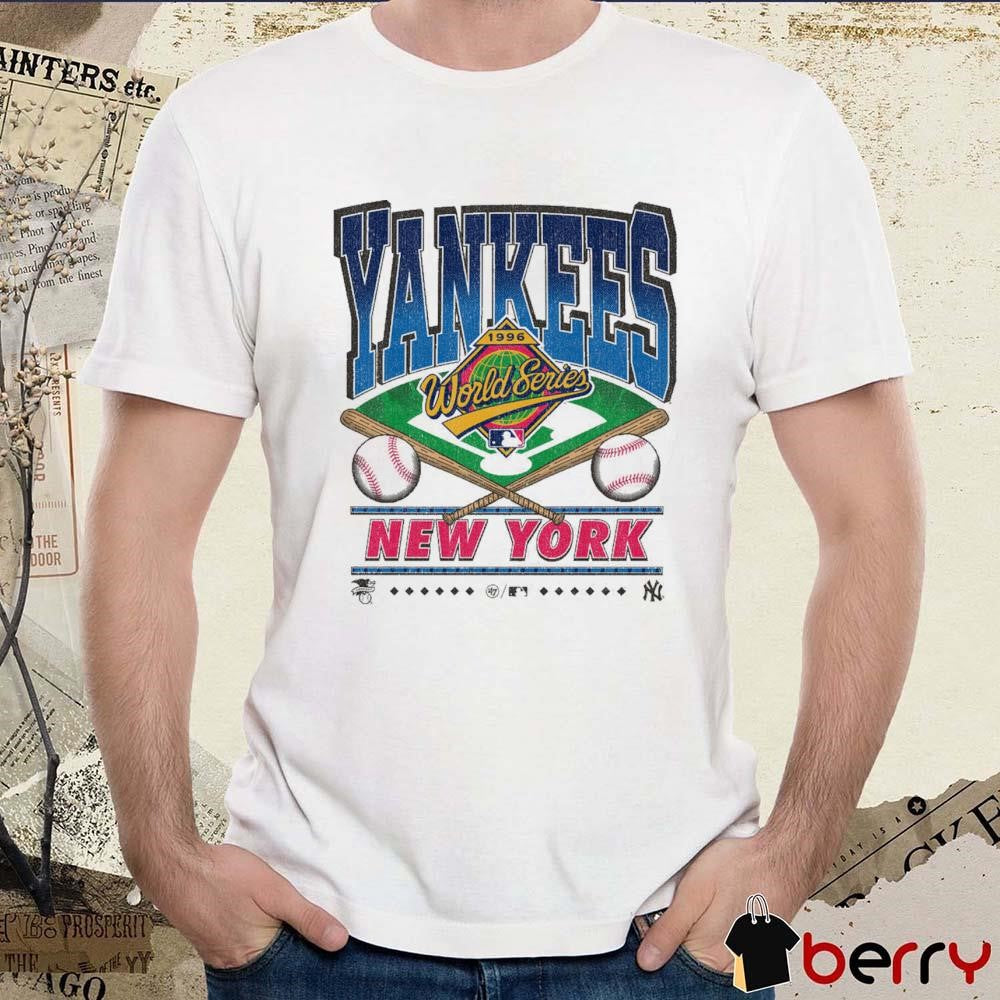 New York Yankees MLB Straight Shot World Series 1996 Vintage t-shirt