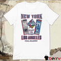 New York Yankees Vs Los Angeles Dodgers East Vs West October Fall Classic The Ticket 2024 t-shirt
