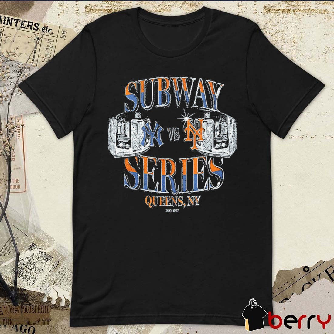 New York Yankees Vs New York Mets MLB Subway Series 2026 Queens NY May 15-17 t-shirt