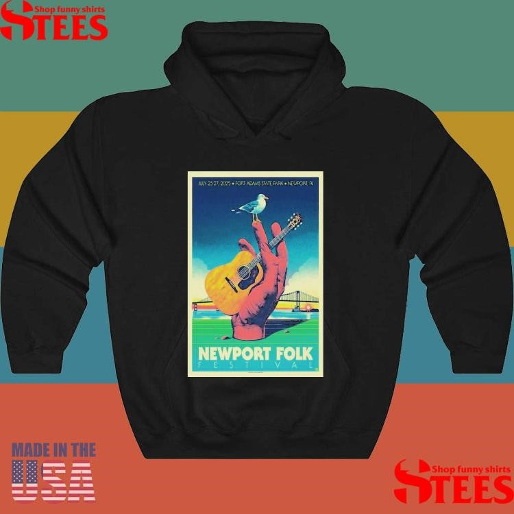 Newport Folk Festival Fort Adams State Park July 25-27, 2025 Newport, Ri T-shirt