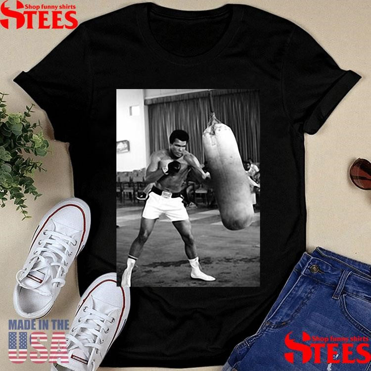 Nicolas Batum Muhammad Ali Mens Punching Bag Shirts