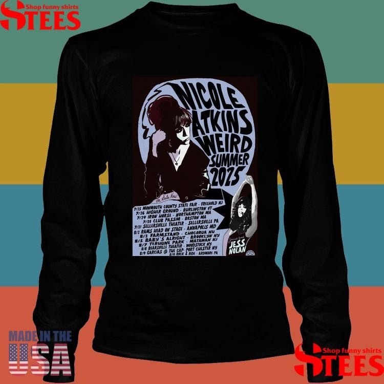 Nicole Atkins The Weird Summer 2025 T-shirts