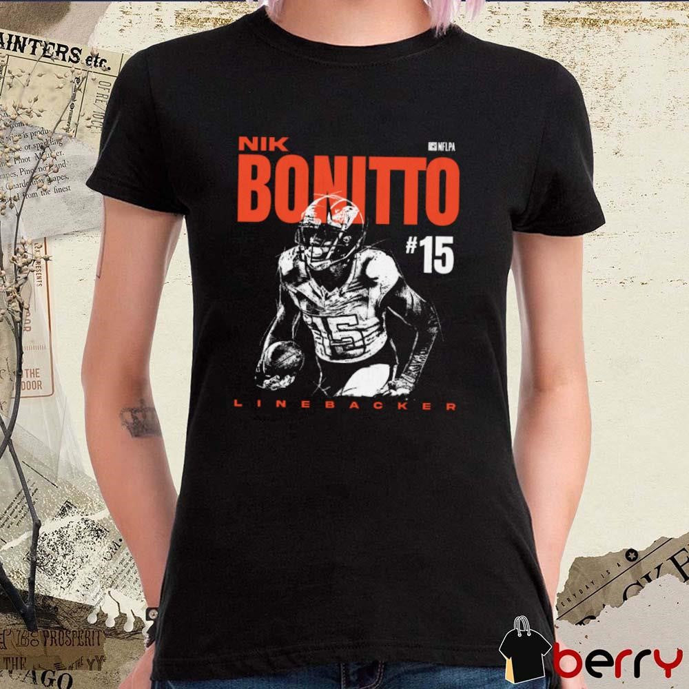 Nik Bonitto NFL Denver Broncos Linebacker Headline Vintage Painting t-shirt