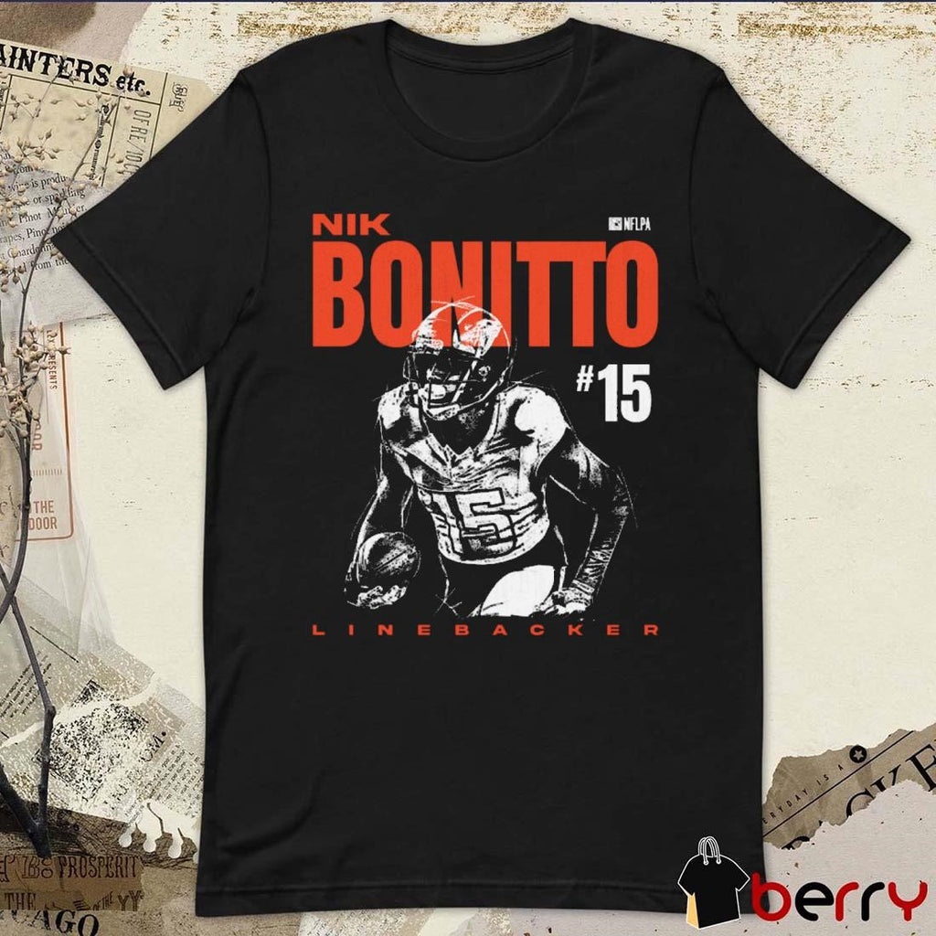 Nik Bonitto NFL Denver Broncos Linebacker Headline Vintage Painting t-shirt