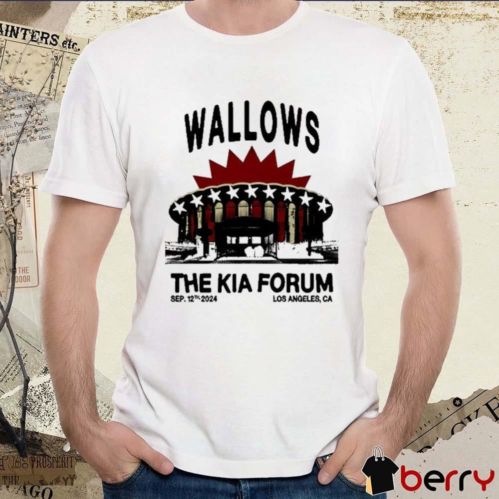 Niko Mukelyan Wallow The Kia Forum Sep 12 2024 LA t-shirt