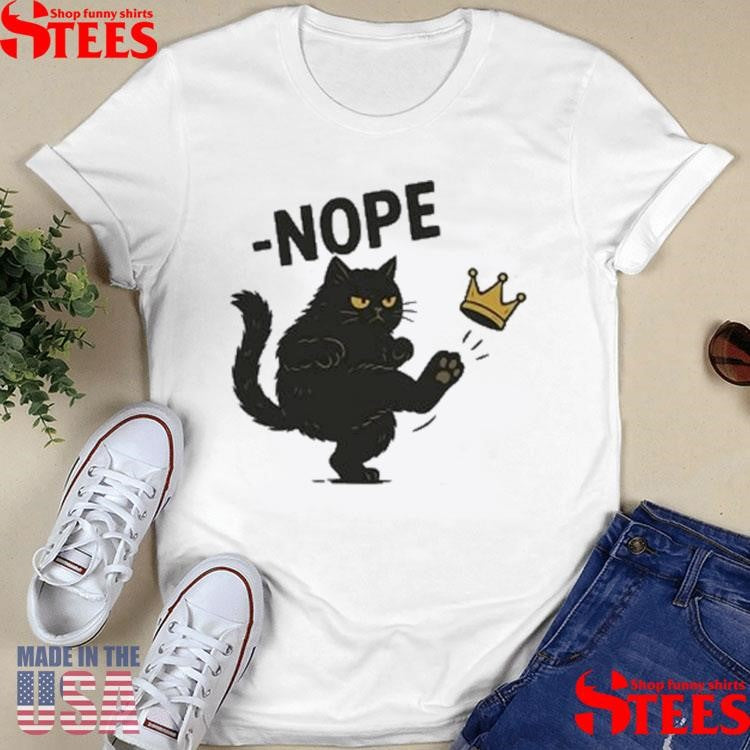 No Kings In America Black Cat Shirts