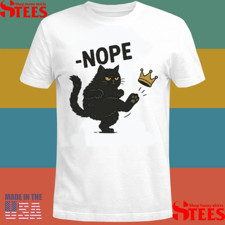 No Kings In America Black Cat Shirts