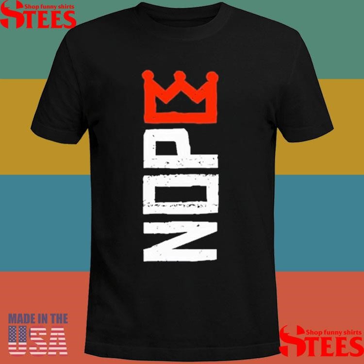 No Kings Nope Protest Sign Horizontal T-shirt