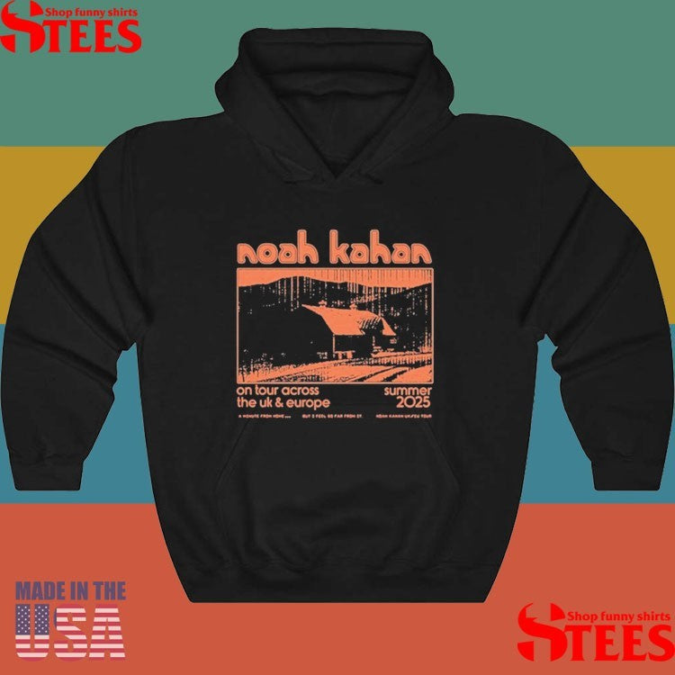 Noah Kahan 2025 On Tour Across The Uk & Eu T-shirt