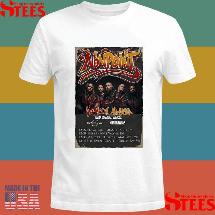 Nonpoint Nu Metal Nu Year Tour 2025 T-shirt