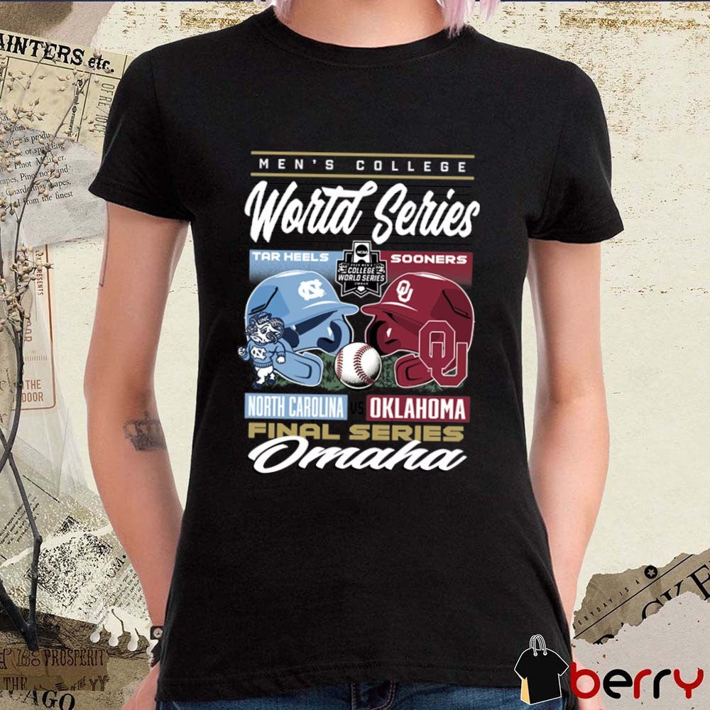 North Carolina Tar Heels Vs Oklahoma Sooners 2026 NCAA College World Series Championship Matchup Final Series Omaha t-shirt