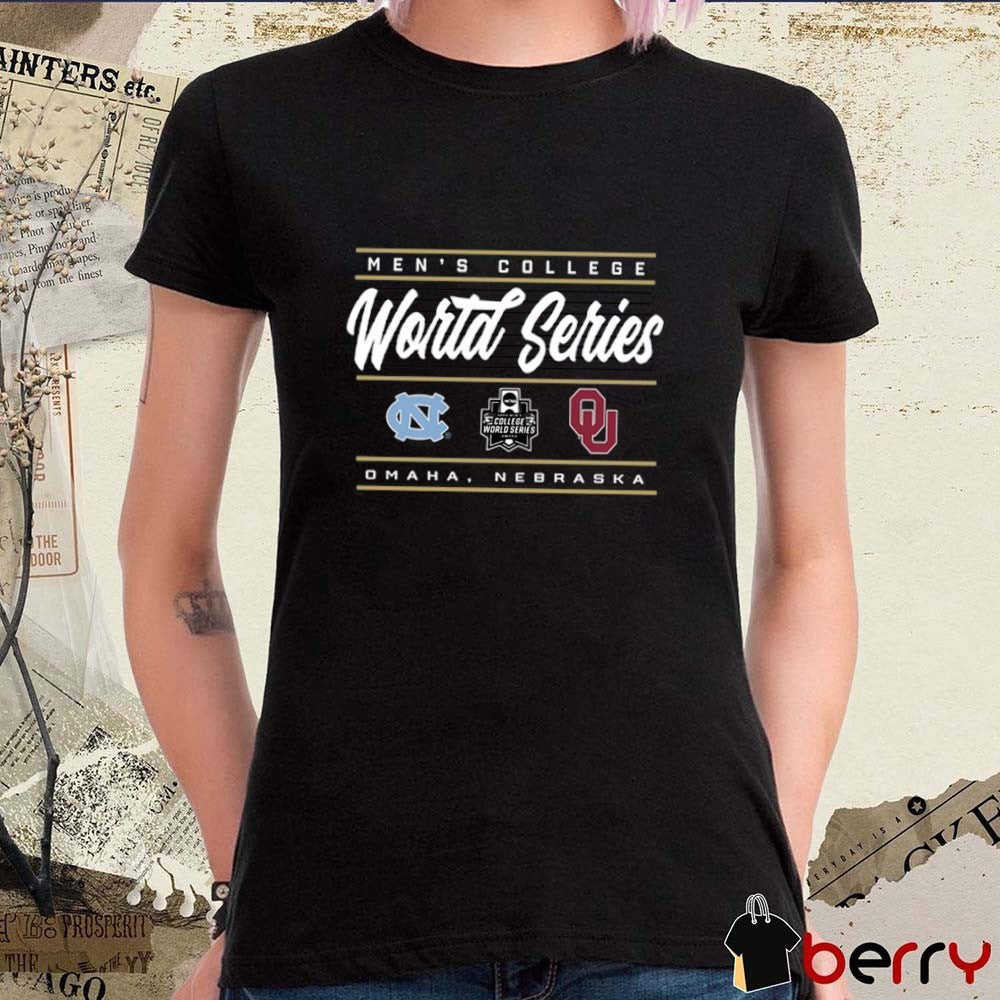 North Carolina Tar Heels Vs Oklahoma Sooners Something Inked 2026 NCAA College World Series Championship Matchup Omaha Nebraska t-shirt
