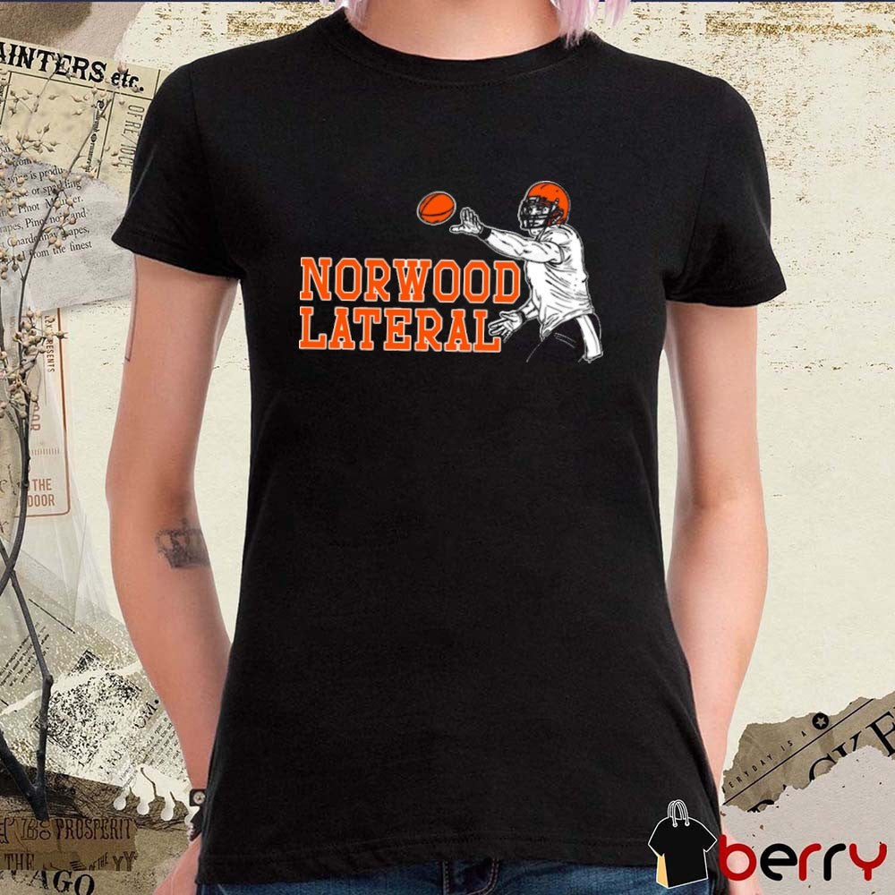 Norwood Lateral Football Player Ohio State Route 562 in Cincinnati Ohio t-shirt