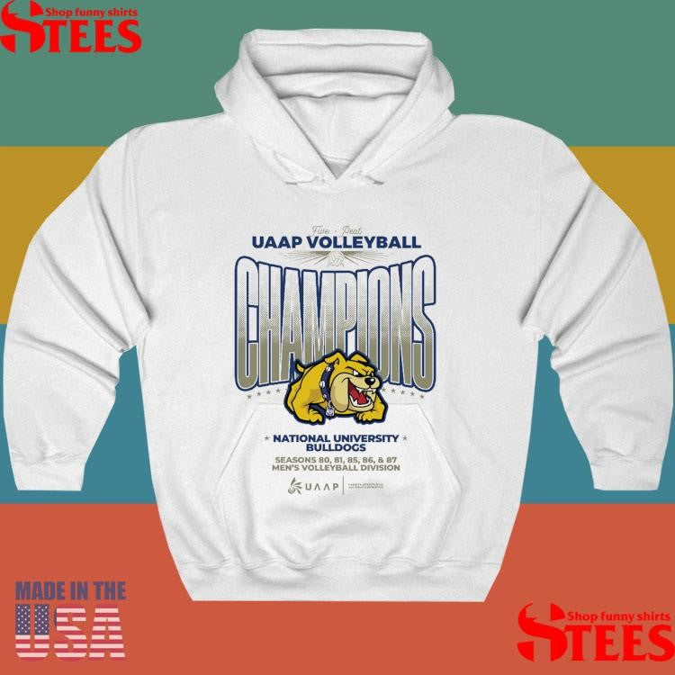 Nu Bulldogs Mens Volleyball Champ National University Bulldogs Shirts