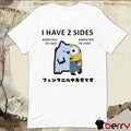 Nub X Bob the Minion I Have 2 Sides Addicted To Fent t-shirt