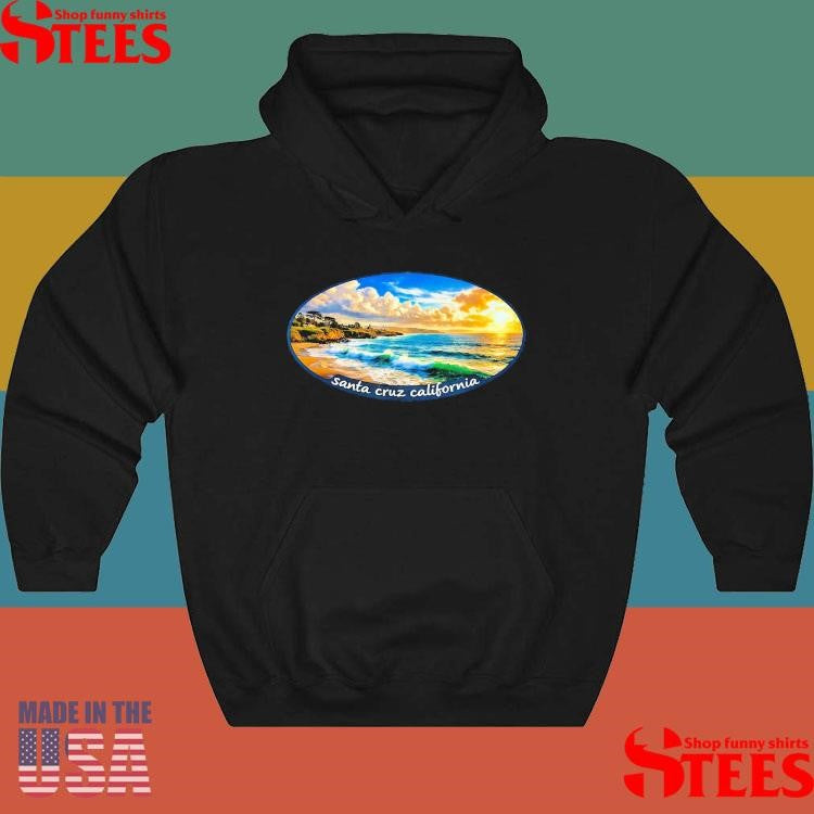 Ocean Coastal Art Santa Cruz California T-shirt