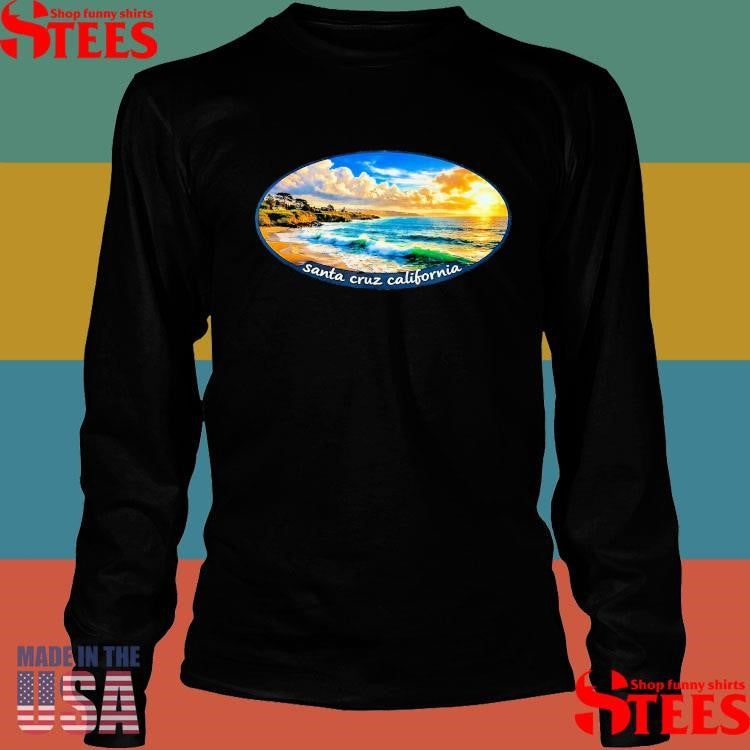 Ocean Coastal Art Santa Cruz California T-shirt