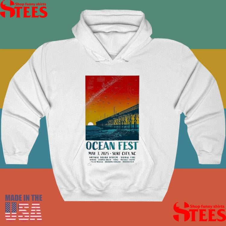 Ocean Fest May 3, 2025 Soundside Park, Surf City, Nc Shirts