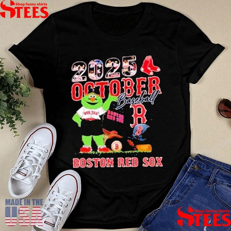 October Baseball Boston Red Sox Mascot 2025 T-shirt