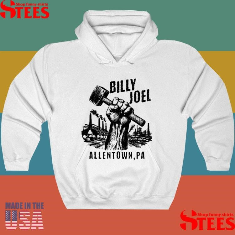 Official Billy Joel Allentown, PA Vintage Gold Shirtss