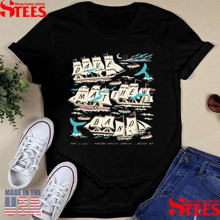Official Dave Matthews Band May 25th 2025 Boston Show Shirtss