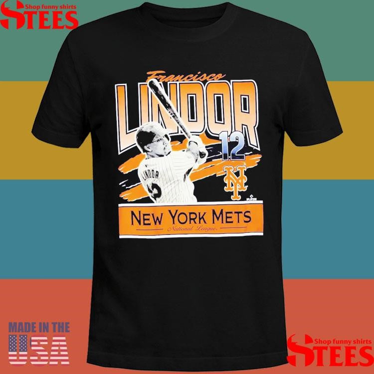 Official Francisco Lindor New York Mets National League Shirtss