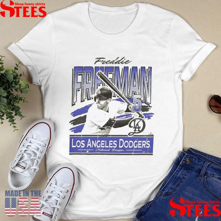 Official Freddie Freeman Los Angeles Dodgers National League Shirtss