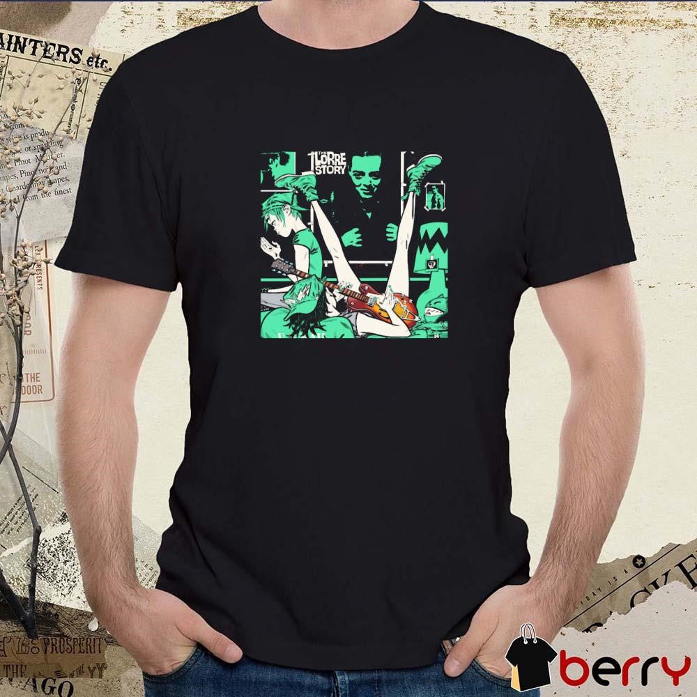 Official Gorillaz 25 Capsule Green Room The Lorre Story t-shirt