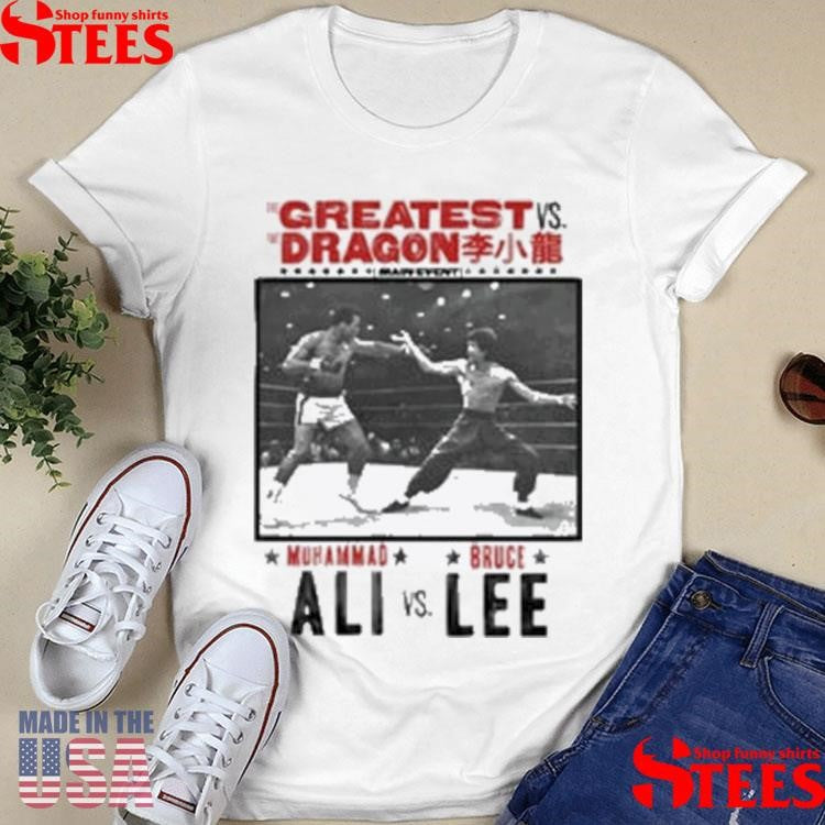 Official Muhammad Ali Vs Bruce Lee Night Of Greatness Shirtss
