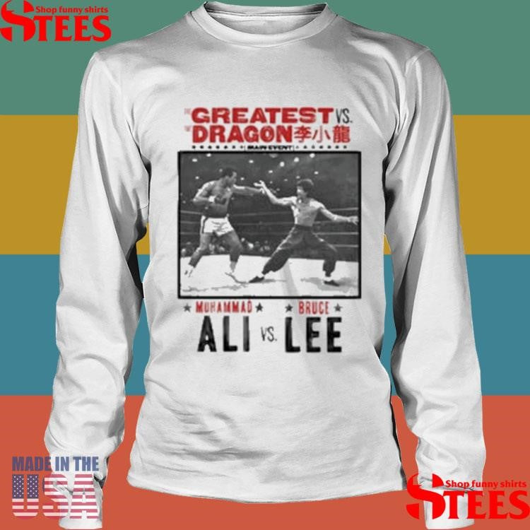 Official Muhammad Ali Vs Bruce Lee Night Of Greatness Shirtss