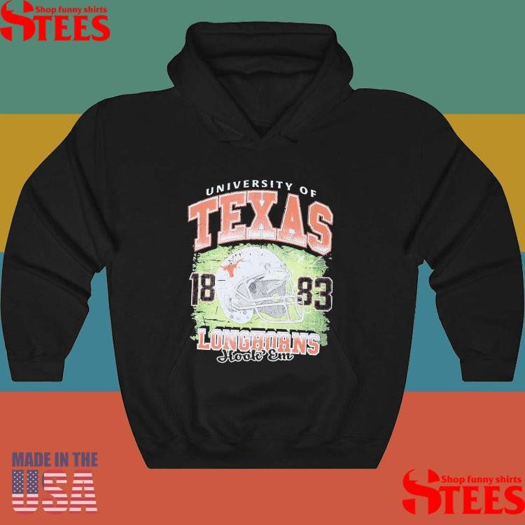 Official University Of Texas Longhorns Hook’ Em 1883 Helmet Shirtss