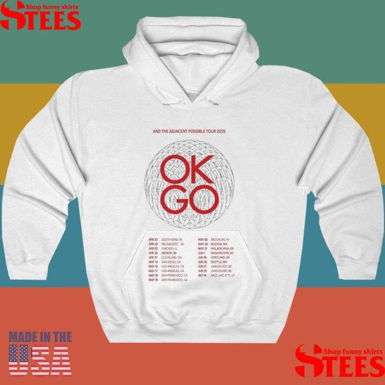 Ok Go And The Adjacent Possible Tour 2025 Dates Shirts