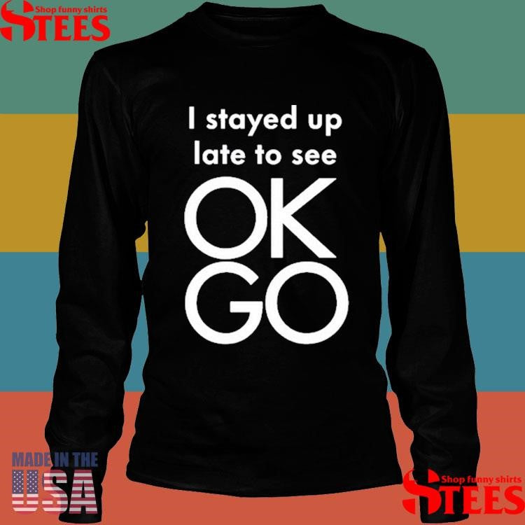 Ok Go I Stayed Up Late To See Tour 2025 Shirts