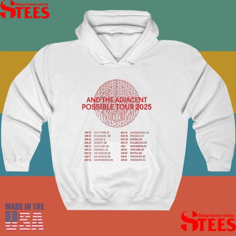 Ok Go Tour 2025 And The Adjacent Possible Tour 2025 Shirts