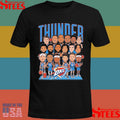 Okc Thunder 2024-25 Roster Caricature Shirts