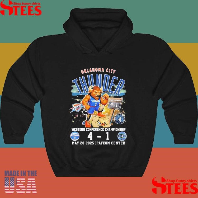 Oklahoma City Thunder 4-1 Minnesota Timberwolves May 28 2025 Shirts