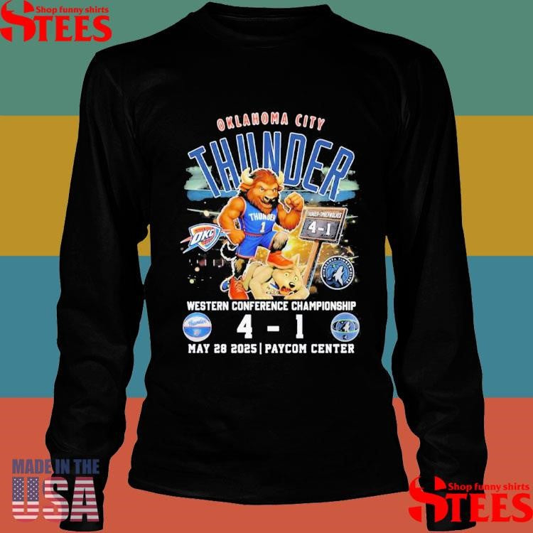 Oklahoma City Thunder 4-1 Minnesota Timberwolves May 28 2025 Shirts