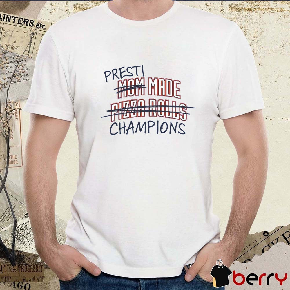 Oklahoma City Thunder defeated Indiana Pacers Presti Mom Made Pizza Rolls Champions 2025 t-shirt