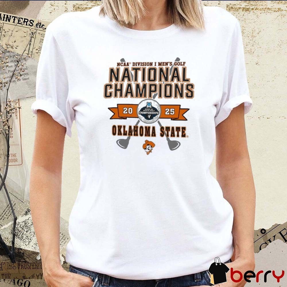 Oklahoma State Cowboys NCAA Division I Men’s Golf National Champions 2025 t-shirt
