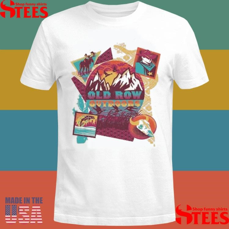 Old Row Outdoors Western Scene T-shirt
