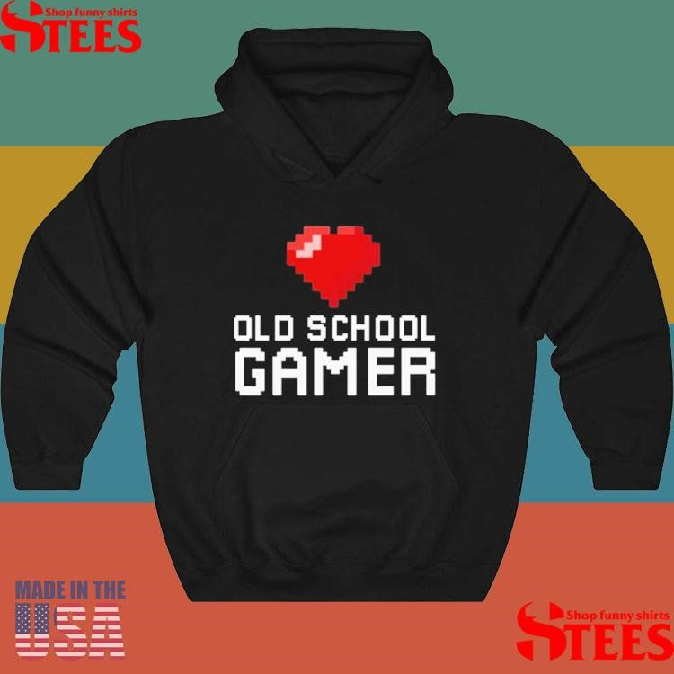 Old School Gamer Heart T-shirt