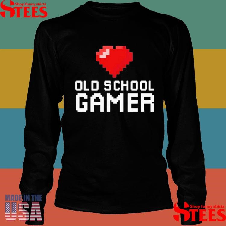 Old School Gamer Heart T-shirt